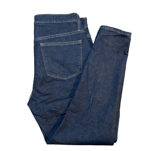 J Crew High Rise Toothpick Jeans Dark Wash Women's Size 31 - Picture 1 of 5
